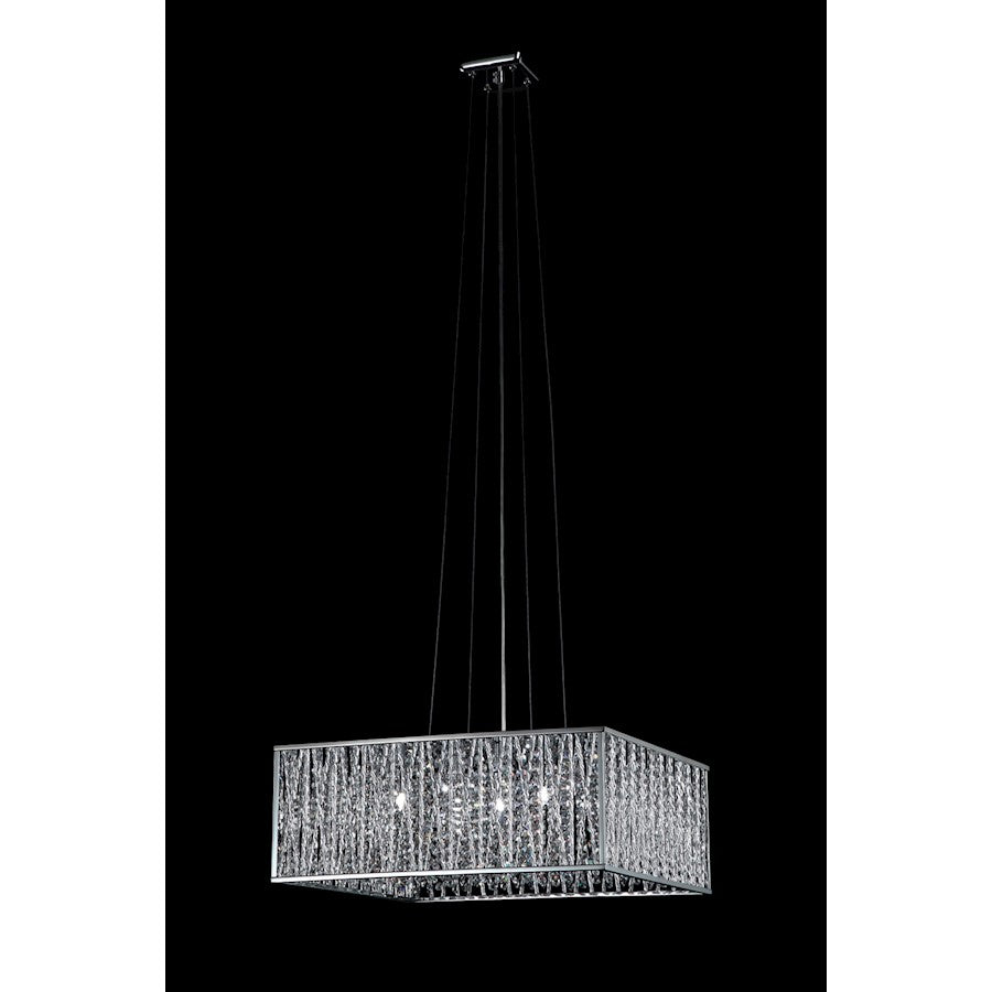 Z-Lite Terra 5 Light Pendant, Chrome, Chrome - 872CH-P