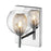 Z-Lite Auge 1 Light Wall Sconce, 5.12x5.51x6.69", Chrome, Chrome - 905-1SC