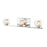 Z-Lite Auge 3 Light Vanity, 5.51x23.23x4.92", Chrome, Clear & Mesh - 905-3V