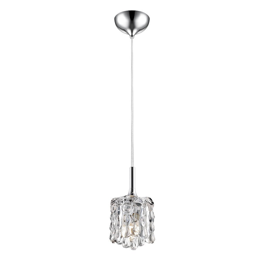 Z-Lite Tempest 1 Light Mini Pendant, Chrome - 908MP