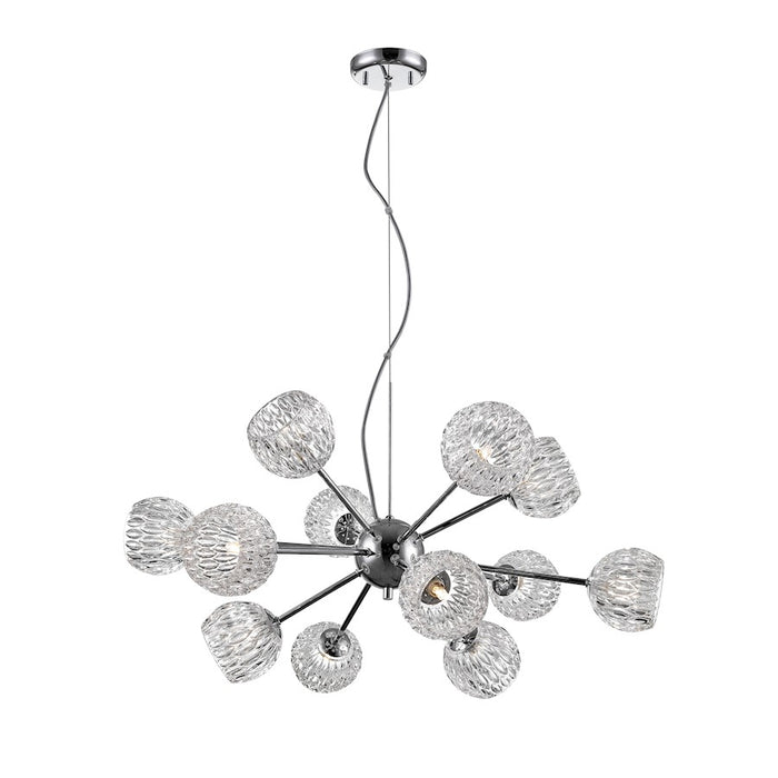 Z-Lite Laurentian 12 Light Pendant, Chrome - 909-12