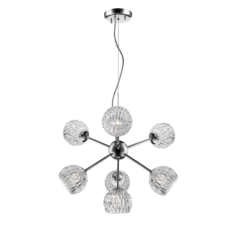 Z-Lite Laurentian 7 Light Pendant, Chrome - 909-7