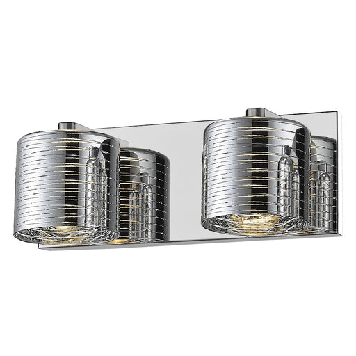 Z-Lite Sempter 2 Light Vanity, Chrome - 911-2V-LED
