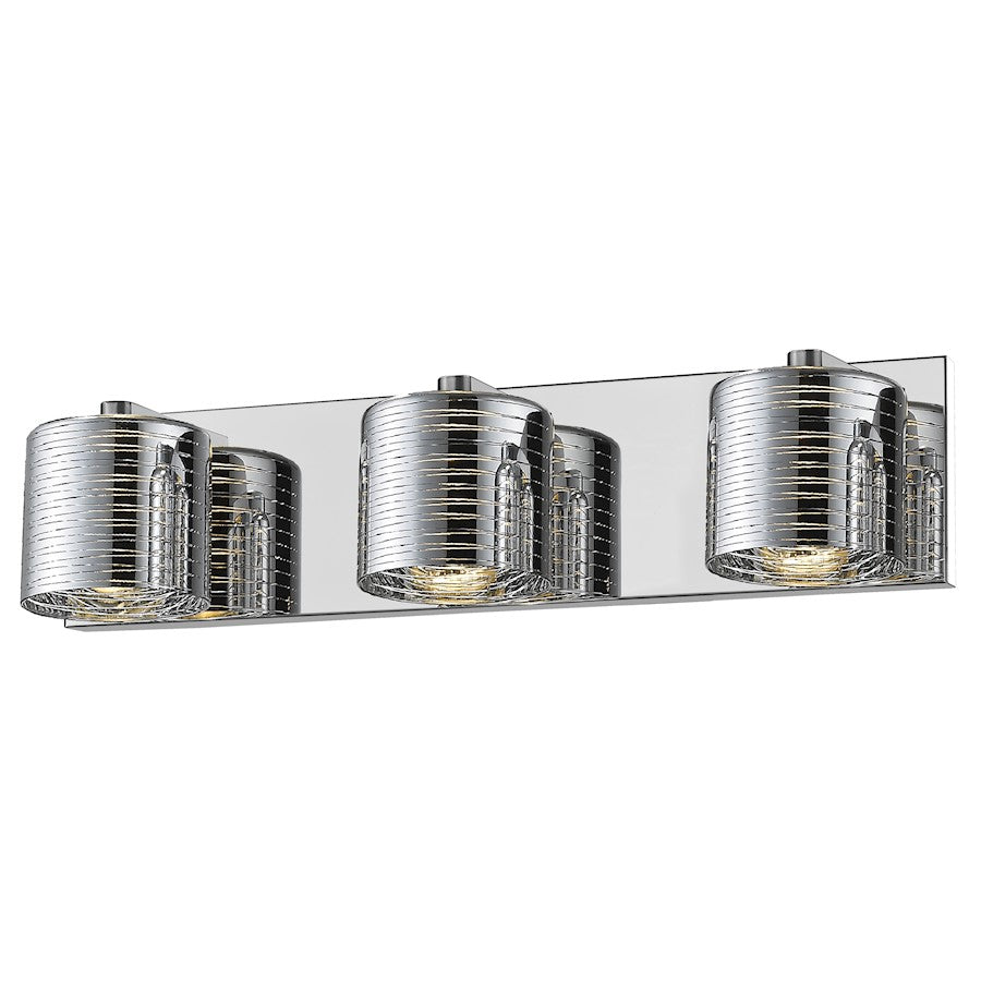 Z-Lite Sempter 3 Light Vanity, Chrome - 911-3V-LED