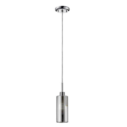 Z-Lite Sempter 1 Light Small Pendant, Chrome - 911MP1