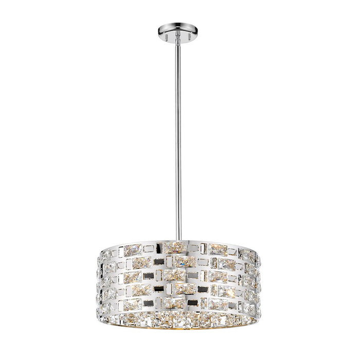 Z-Lite Aludra 5 Light Pendant, Chrome - 912P-CH
