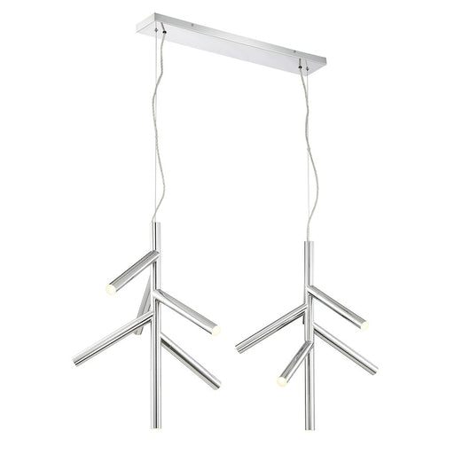 Z-Lite 12 Light Forest 20" Pendant, Chrome