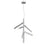 Z-Lite 6 Light Forest 20" Pendant, Chrome