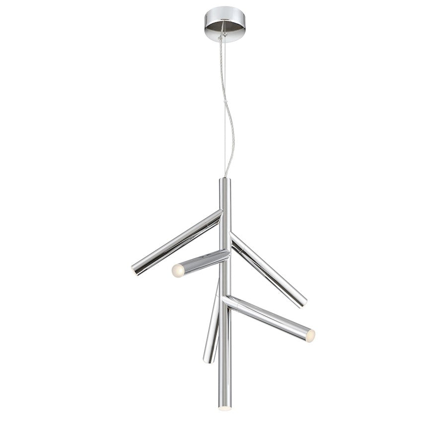 Z-Lite 6 Light Forest 20" Pendant, Chrome