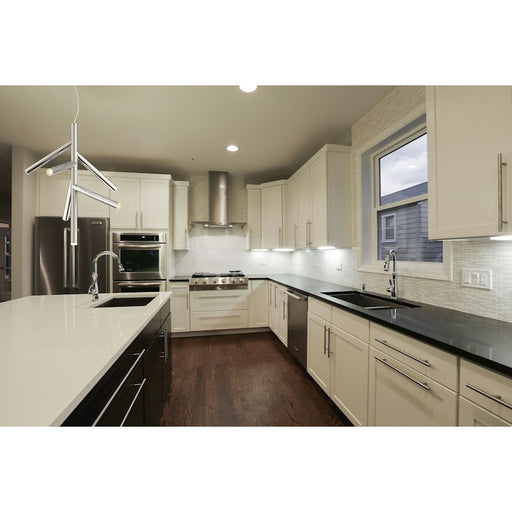 Z-Lite 6 Light Forest 20" Pendant, Chrome