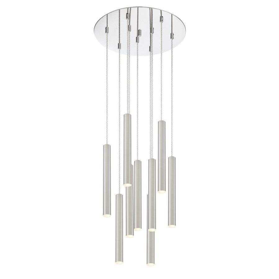 Z-Lite 9 Light Forest Rch Island/Billiard
