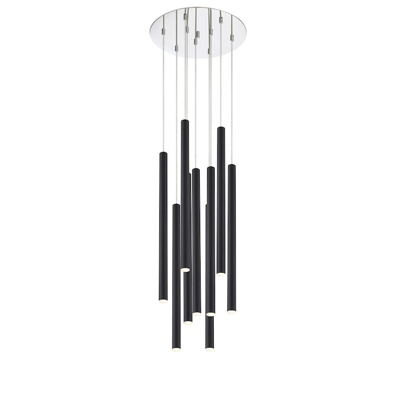 Z-Lite 9 Light Forest Rch Island/Billiard