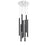 Z-Lite 9 Light Forest Rch Island/Billiard