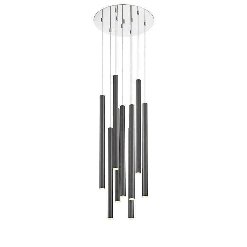Z-Lite 9 Light Forest Rch Island/Billiard
