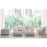 Z-Lite Forest 11 Light 12" Chandelier, Nickel/Nickel