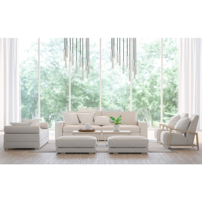 Z-Lite Forest 11Lt 12" Chandelier, Nickel/Nickel