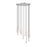 Z-Lite Forest 11 Light 12" Chandelier, Nickel/Nickel