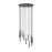 Z-Lite Forest 11 Light 12" Chandelier, Matte Black/Matte Black