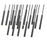 Z-Lite Forest 17 Light 12" LED Linear Chandelier, Black/Black