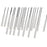Z-Lite Forest 23Lt 12" LED Linear Chandelier, Nickel/Nickel
