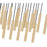 Z-Lite Forest 23 Light 12" LED Linear Chandelier, Gold/Gold