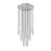 Z-Lite Forest 27Lt 12" LED Chandelier, Nickel/Nickel