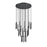 Z-Lite Forest 27 Light 12" LED Chandelier, Black/Black
