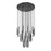 Z-Lite Forest 27 Light 12" LED Chandelier, Black/Black
