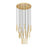 Z-Lite Forest 27 Light 12" LED Chandelier, Gold/Gold