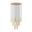 Z-Lite Forest 27 Light 12" LED Chandelier, Gold/Gold