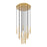 Z-Lite Forest 27 Light 12" LED Chandelier, Gold/Gold