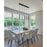Z-Lite Forest 5 Light 12" LED Linear Chandelier, Black/Black