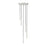 Z-Lite Forest 5 Light 12" LED Chandelier, Nickel/Nickel