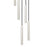 Z-Lite Forest 5 Light 12" LED Chandelier, Nickel/Nickel