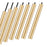 Z-Lite Forest 7 Light 12" LED Linear Chandelier, Gold/Gold