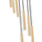 Z-Lite Forest 7 Light 12" LED Chandelier, Gold/Gold