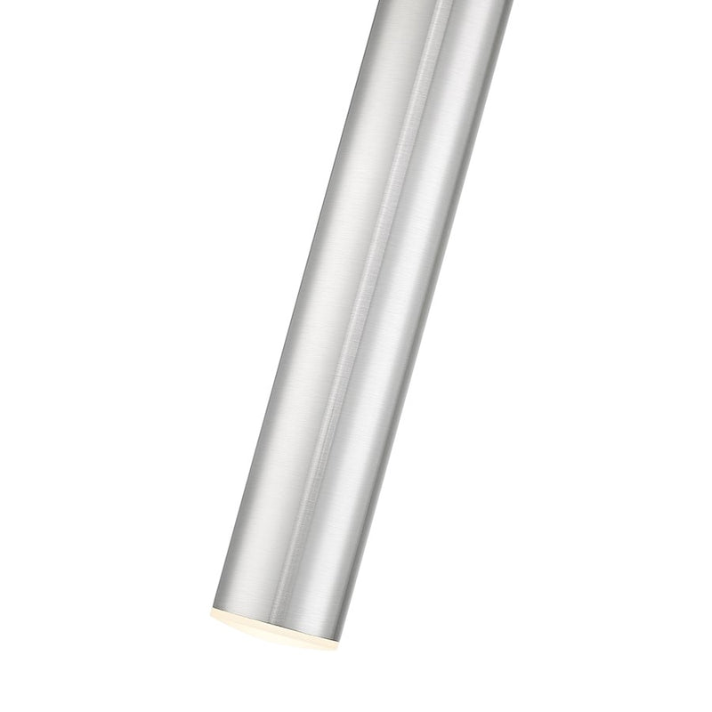 Z-Lite Forest 1 Lt 12" Pendant, Brushed Nickel/Brushed Nickel