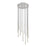 Z-Lite Forest 11Lt 24" Chandelier, Nickel/Nickel - 919MP24-11R-BN-LED