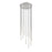 Z-Lite Forest 11 Light 24" Chandelier, Nickel/Nickel