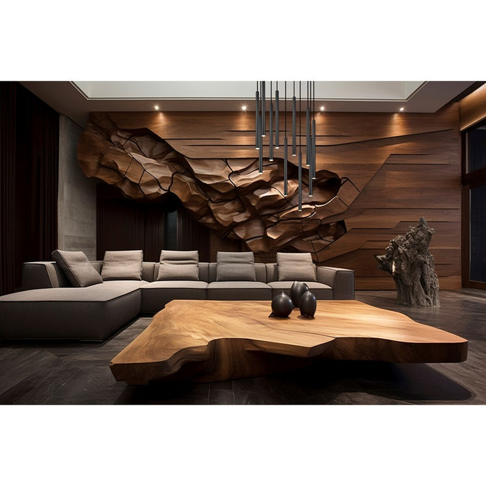 Z-Lite Forest 11Lt 24" Chandelier, Matte Black/Matte Black