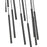 Z-Lite Forest 11 Light 24" Chandelier, Matte Black/Matte Black