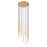 Z-Lite Forest 11Lt 24" LED Chandelier, Gold/Gold
