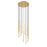 Z-Lite Forest 11 Light 24" LED Chandelier, Gold/Gold