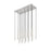 Z-Lite Forest 17Lt 42" LED Linear Chandelier, Nickel/Nickel - 919MP24-17L-BN-LED