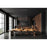 Z-Lite Forest 17 Light 42" LED Linear Chandelier, Black/Black