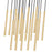 Z-Lite Forest 17 Light 42" LED Linear Chandelier, Gold/Gold