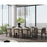 Z-Lite Forest 23Lt 54" LED Linear Chandelier, Nickel/Nickel