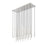 Z-Lite Forest 23Lt 54" LED Linear Chandelier, Nickel/Nickel