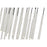 Z-Lite Forest 23Lt 54" LED Linear Chandelier, Nickel/Nickel