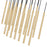 Z-Lite Forest 23 Light 54" LED Linear Chandelier, Gold/Gold